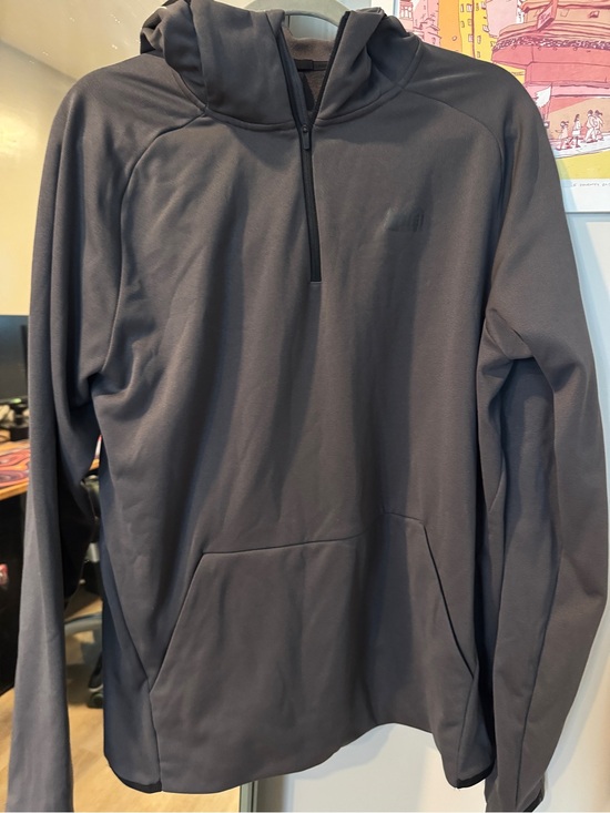 REI Other - REI Men's Hooded Quarter-Zip Pullover Jacket - Charcoal
